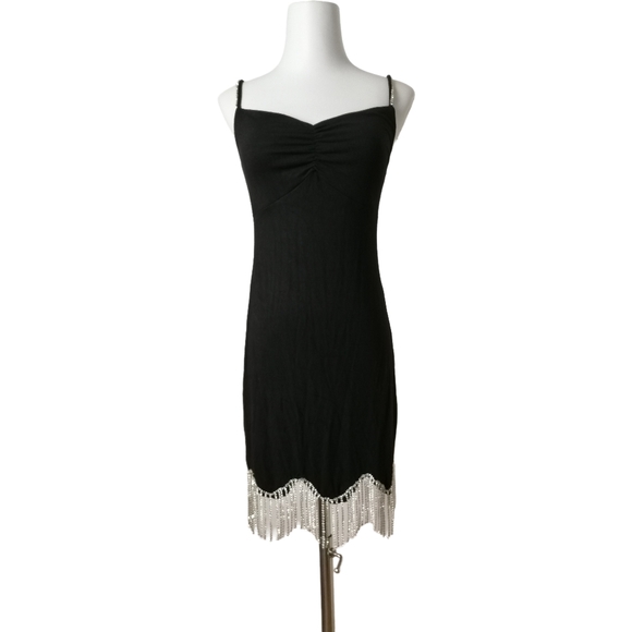 Dresses & Skirts - 🐝 S，vintage ribbed slip mini dress by J&M